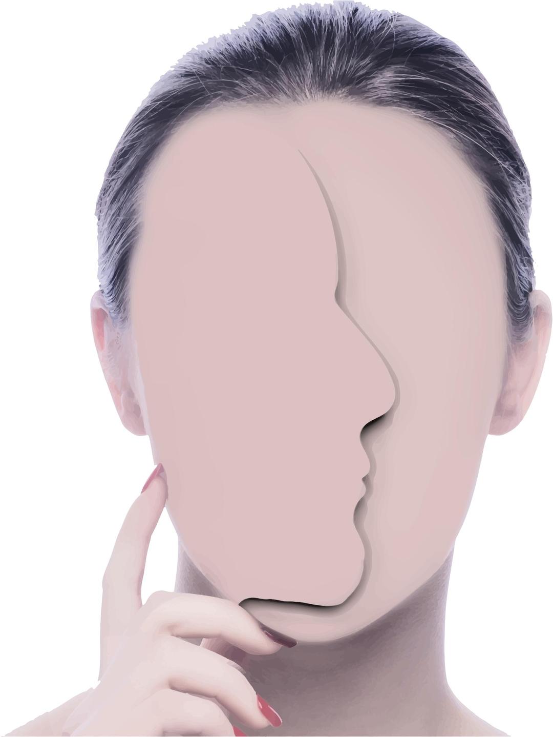 Freaky face png transparent