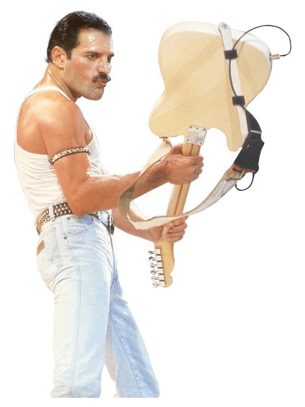 Freddie Mercury Guitar png transparent