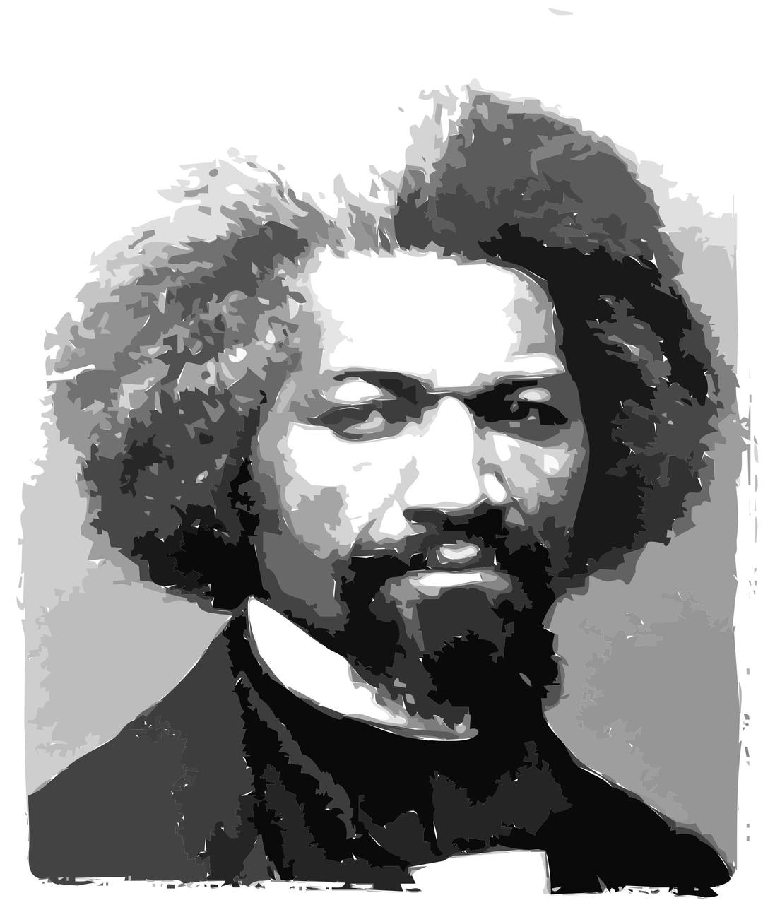 Frederick Douglass Portrait png transparent
