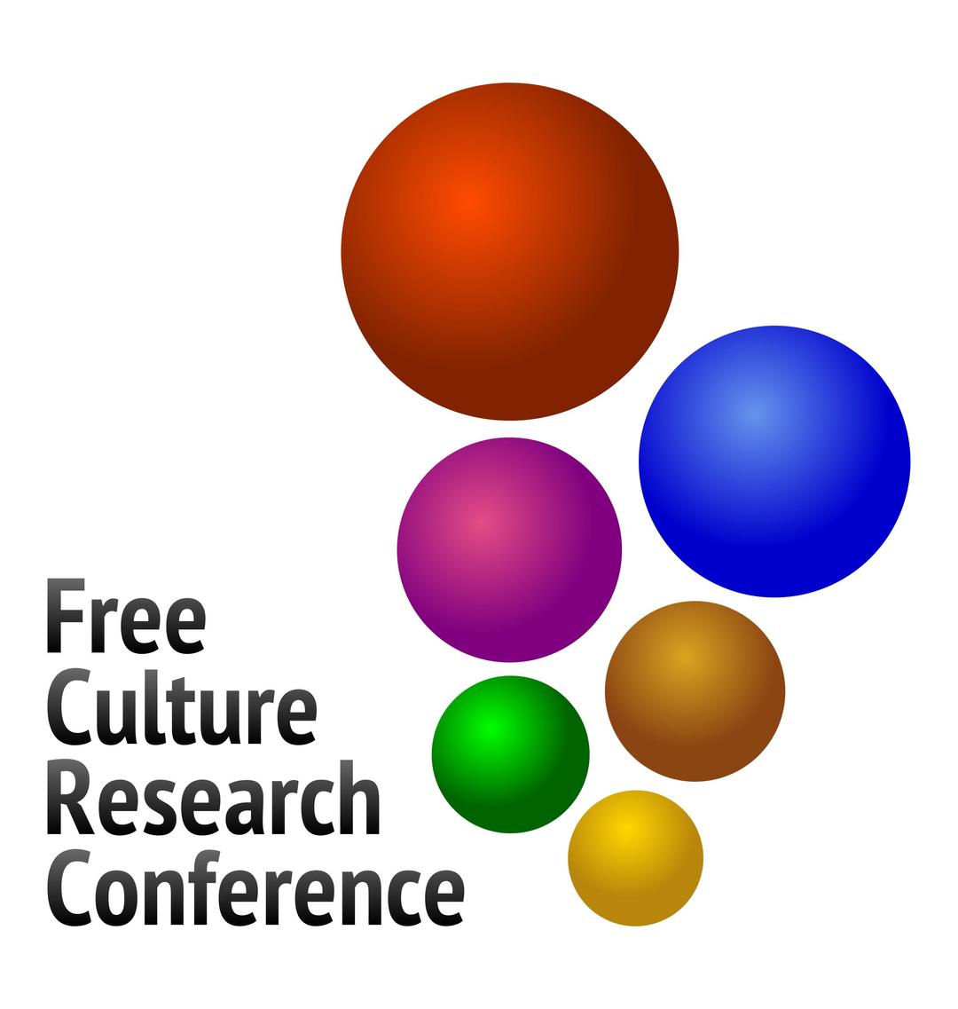 Free Culture Research Conference logo V2 png transparent