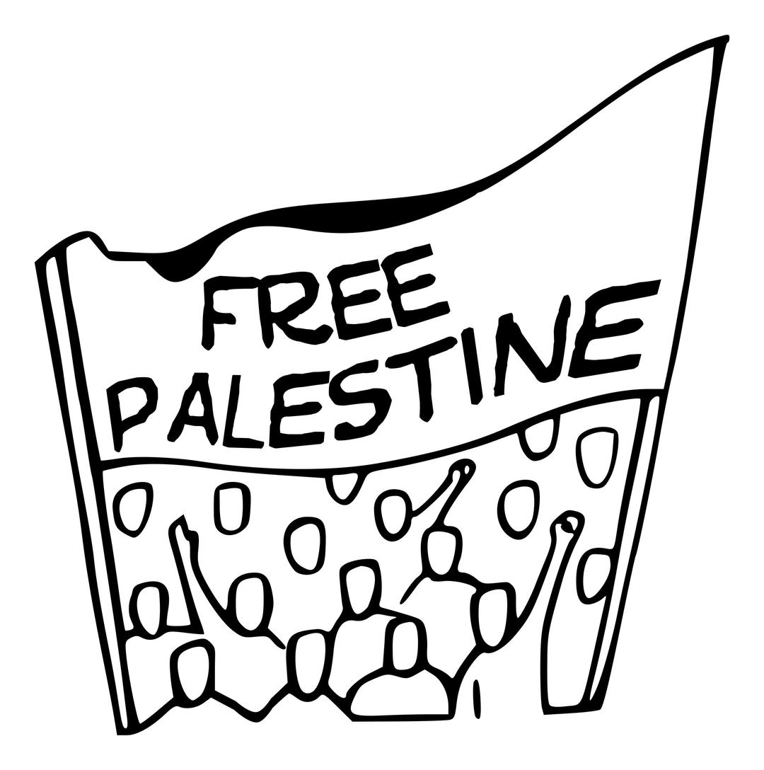 FREE PALESTINE png transparent