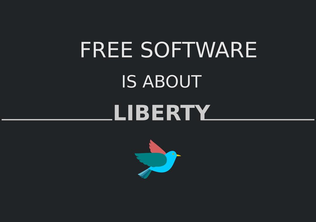 Free Software is about Freedom png transparent