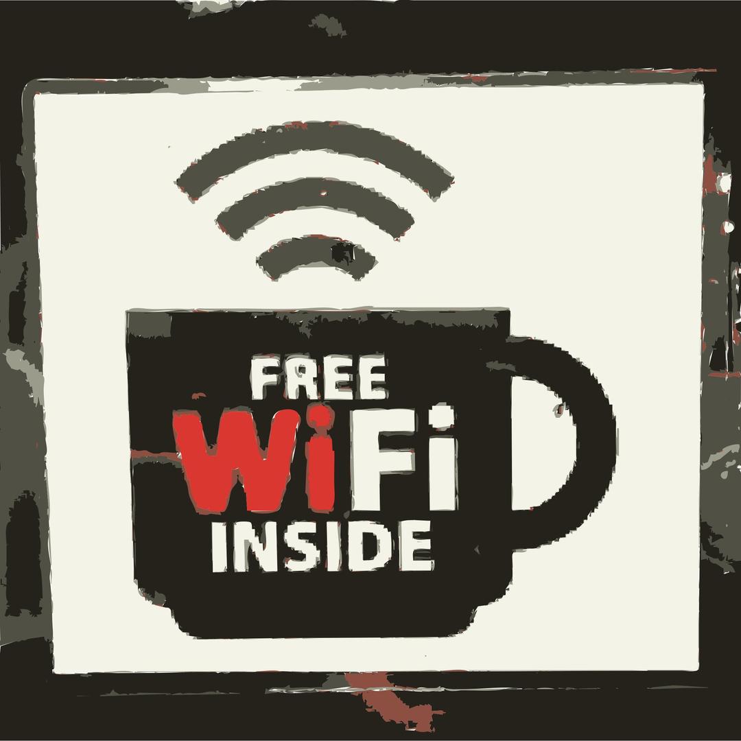 Free Wifi Inside Request png transparent