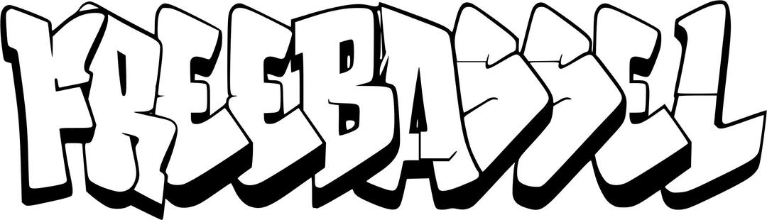 Freebassel Day 878 Lettering Style png transparent