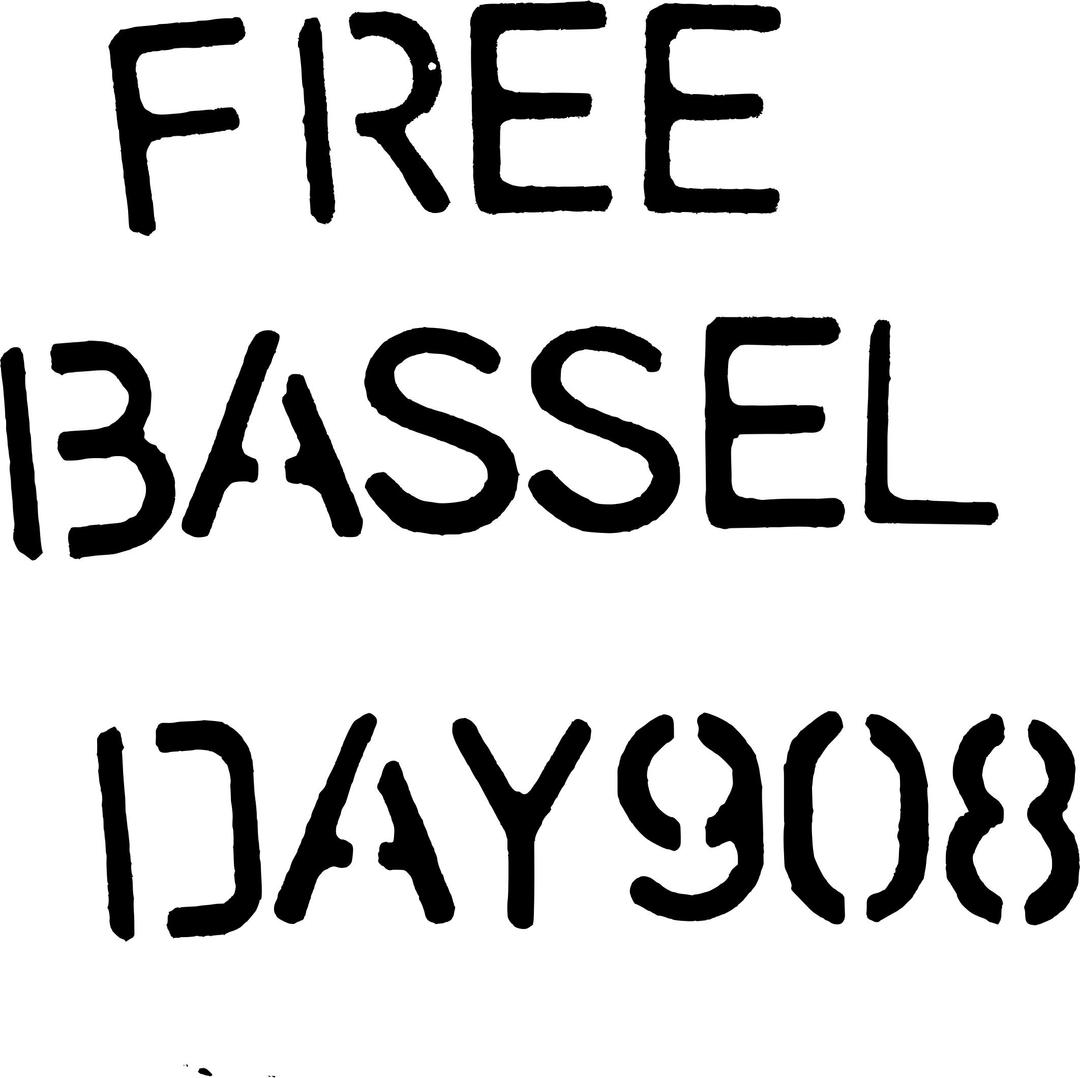 Freebassel Day 908, Hand Stenciled png transparent