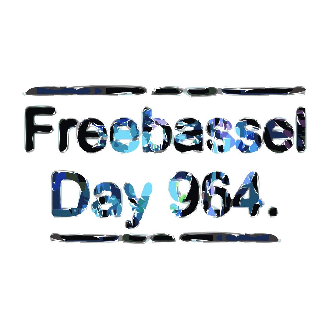 freebassel day 964 lettering png transparent