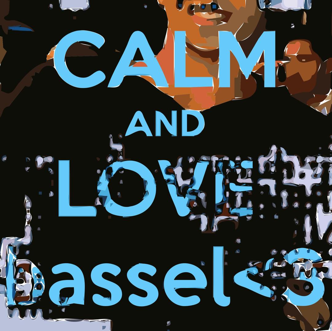 Freebassel Day 996 Calm and Love png transparent