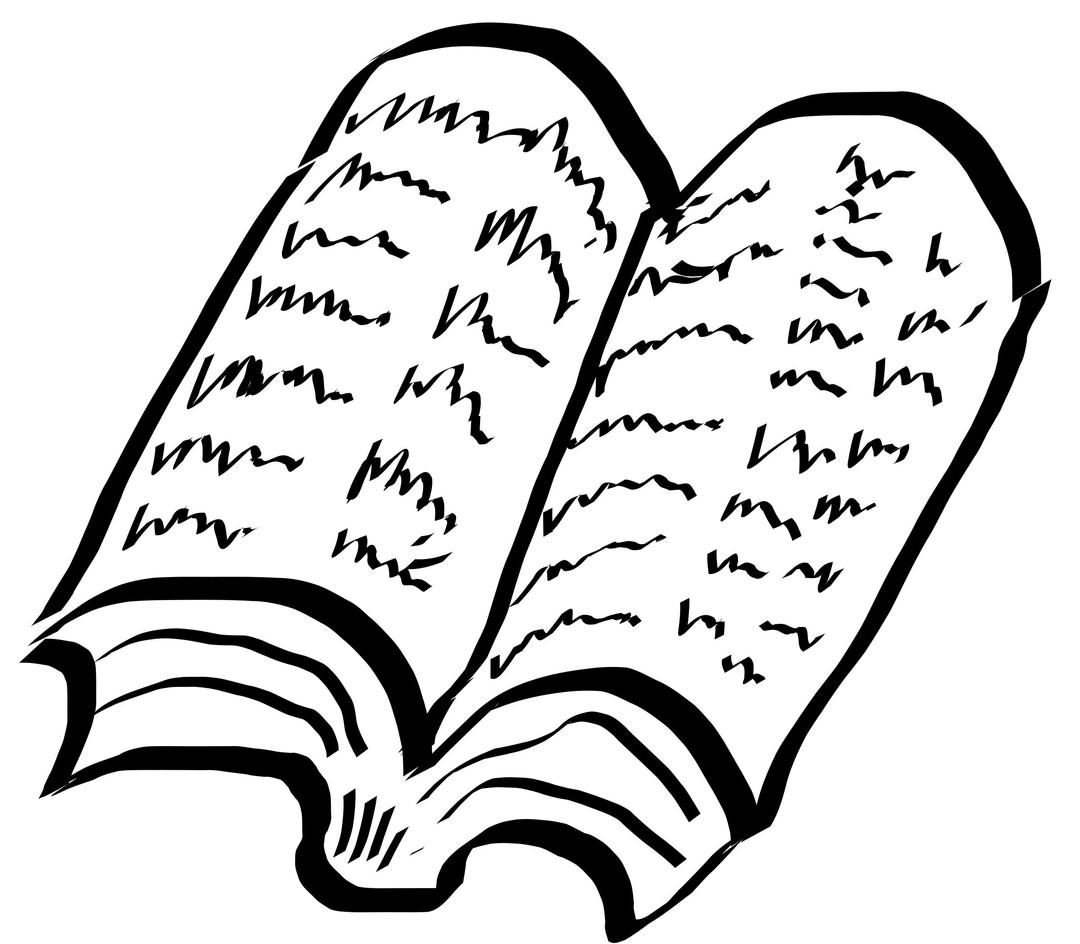 Freehand Book png transparent