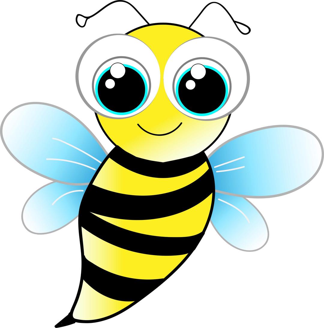 Friendly Bee png transparent