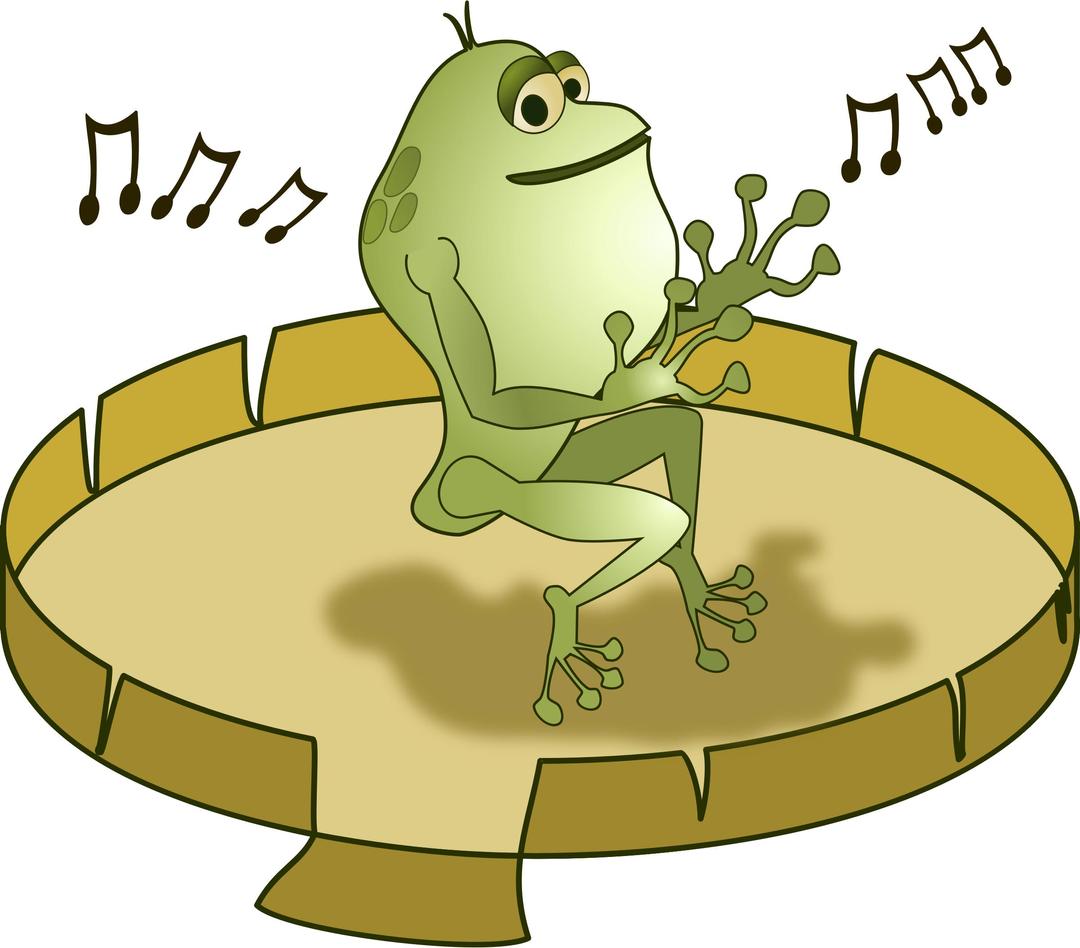 Frog Dancer png transparent