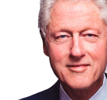 Front Face Bill Clinton png transparent