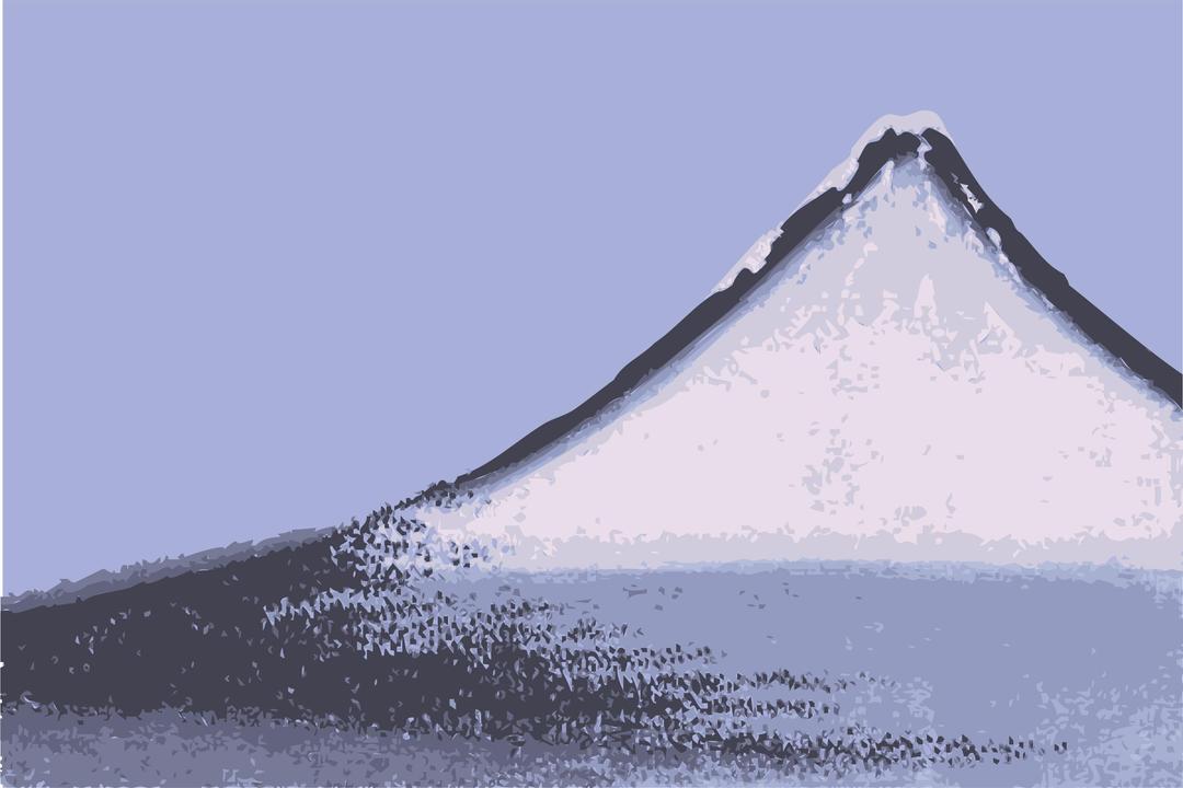 Fuji Hokusai png transparent