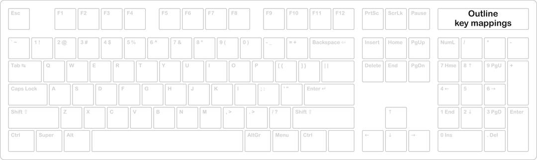 Full keyboard template png transparent
