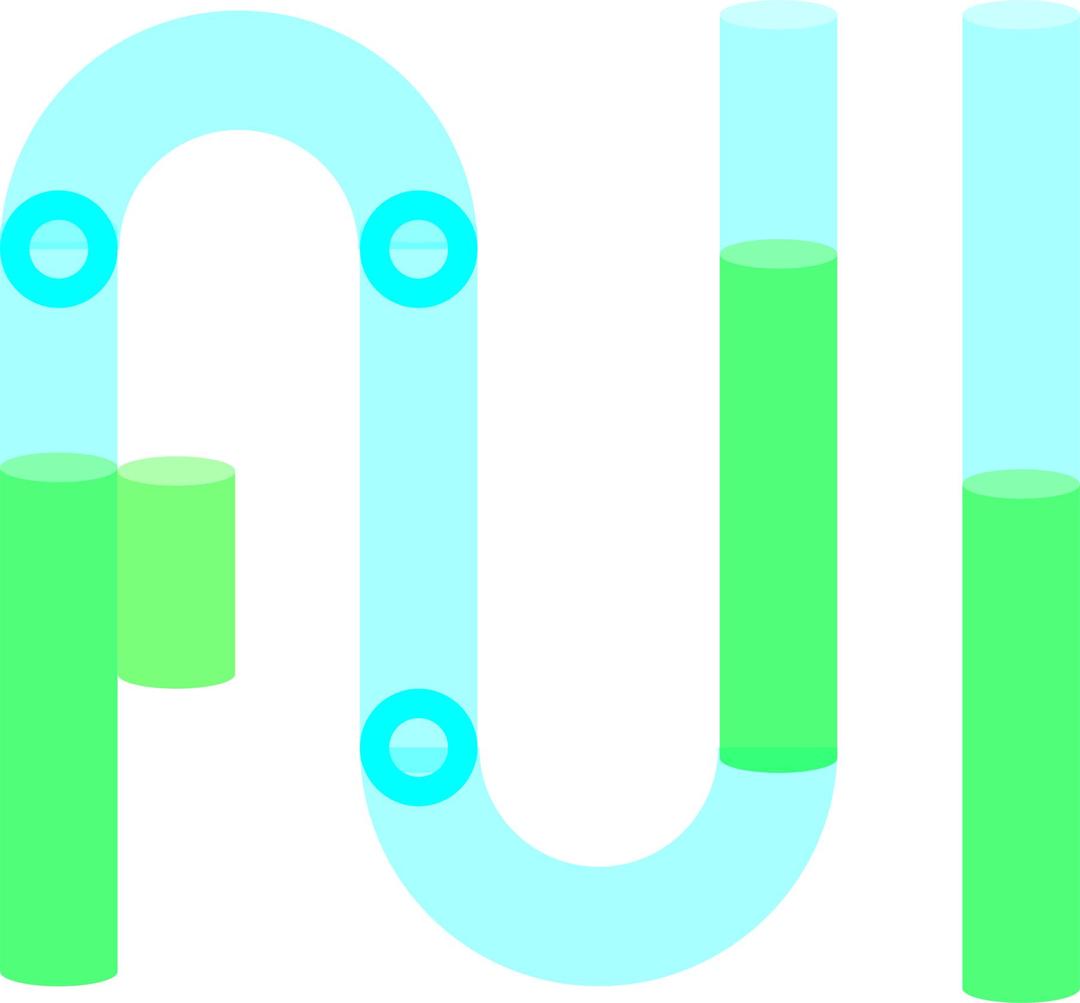 Full Tubes Green Liquid Blue Tubes Type Word  png transparent