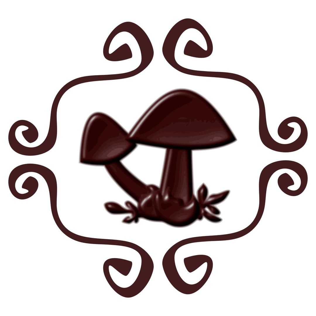 Fungus-with frame png transparent