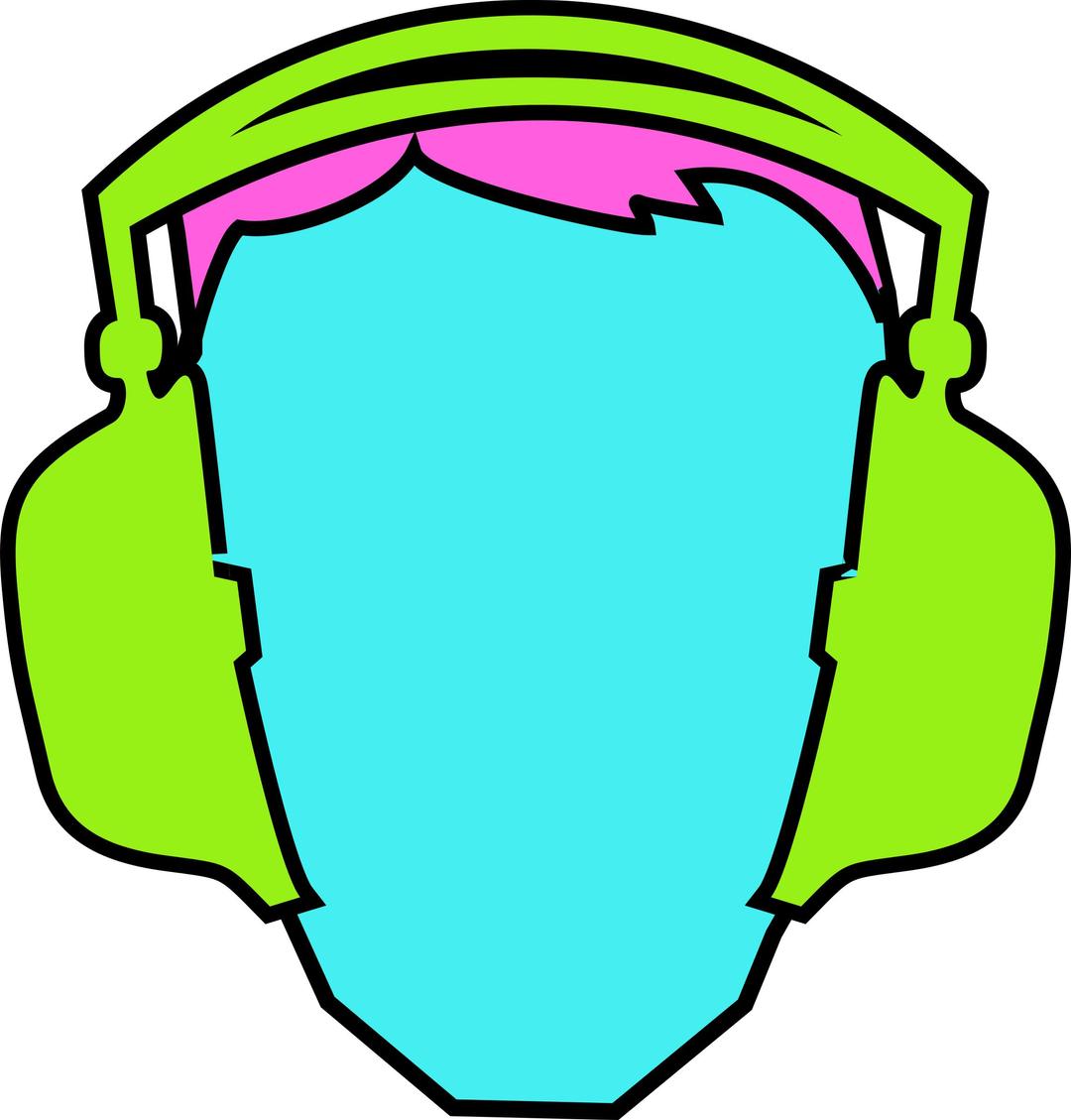 Funky Hearing Protection png transparent