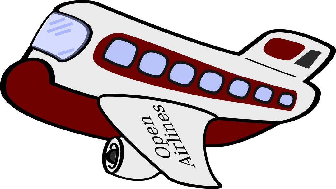 funny airplane png transparent