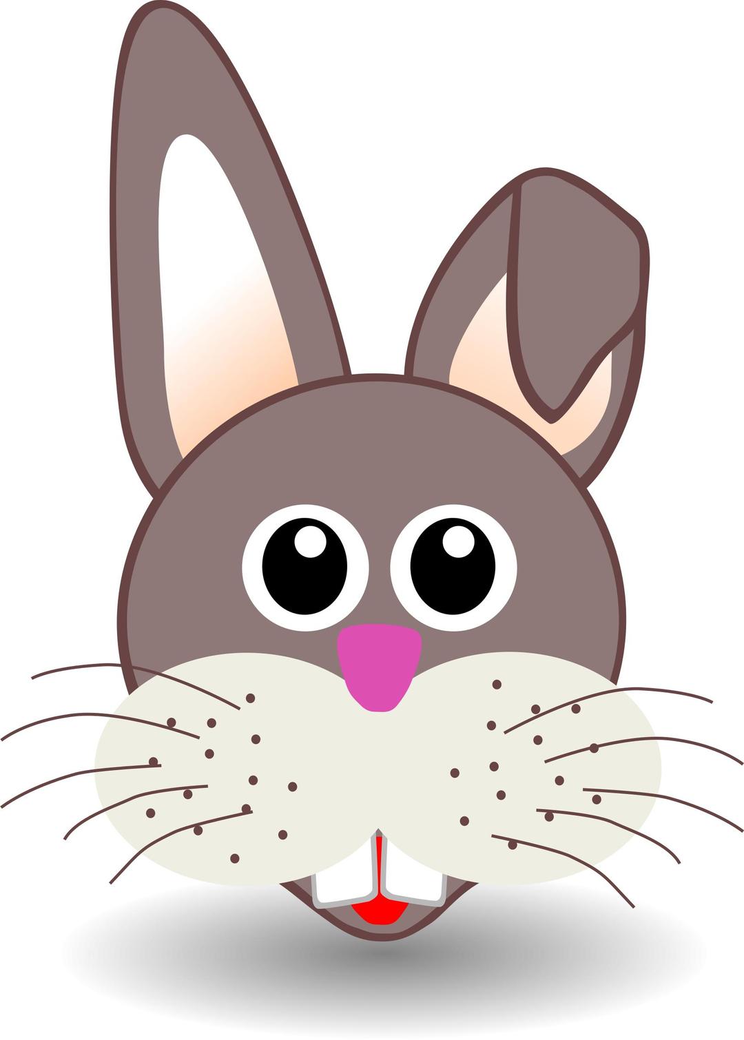 funny bunny face png transparent