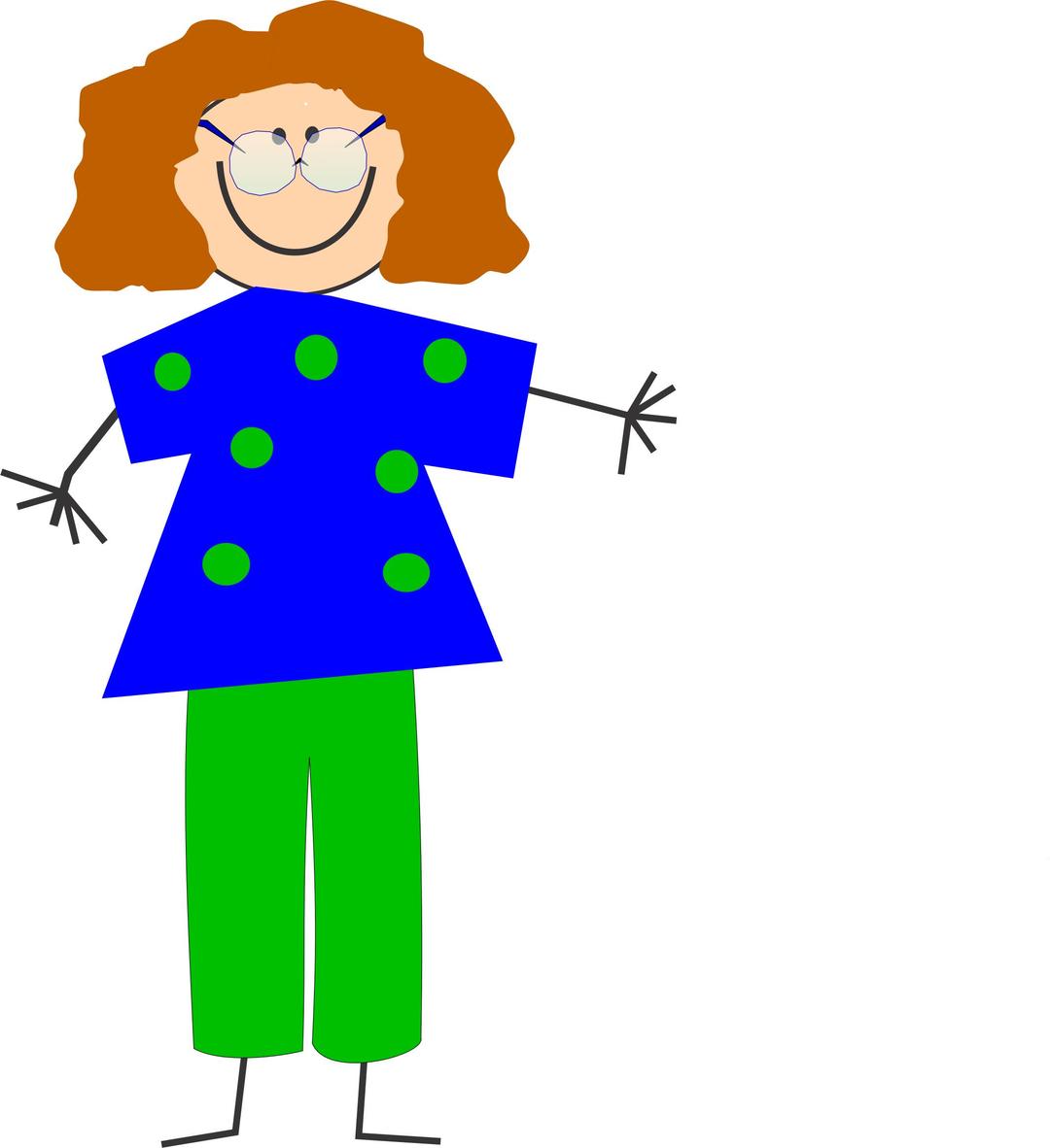 funny cartoon lady with glasses png transparent