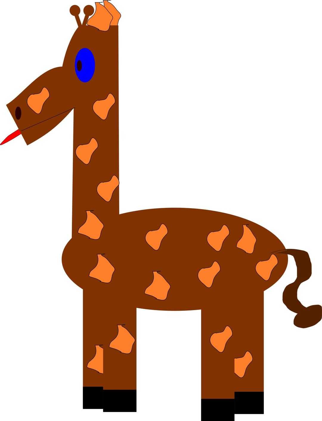 Funny giraffe png transparent