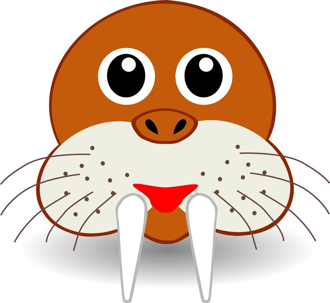 funny walrus face png transparent