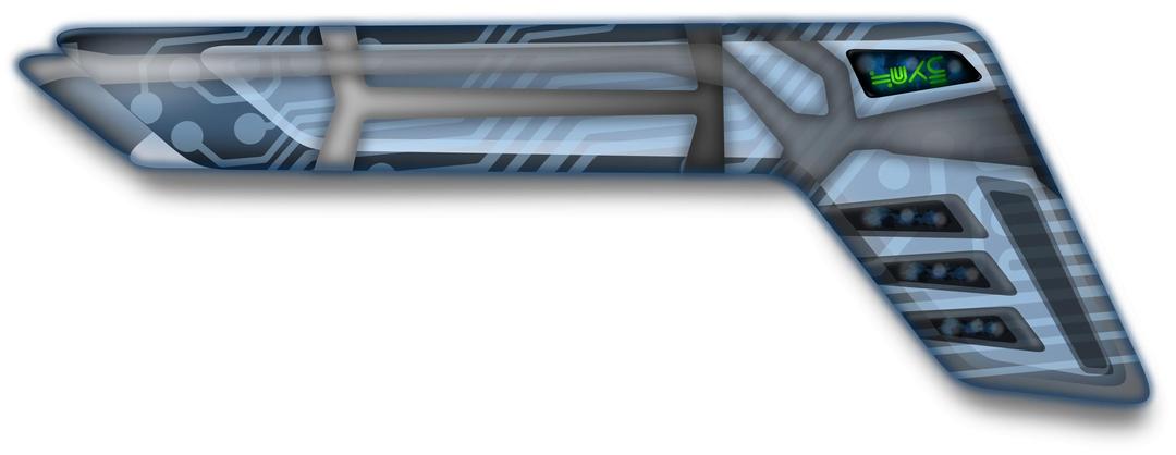 Futuristic Gun png transparent
