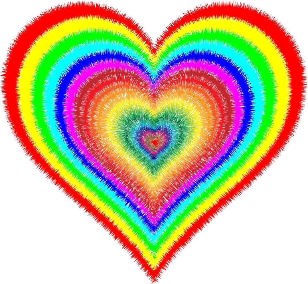 Fuzzy Heart png transparent