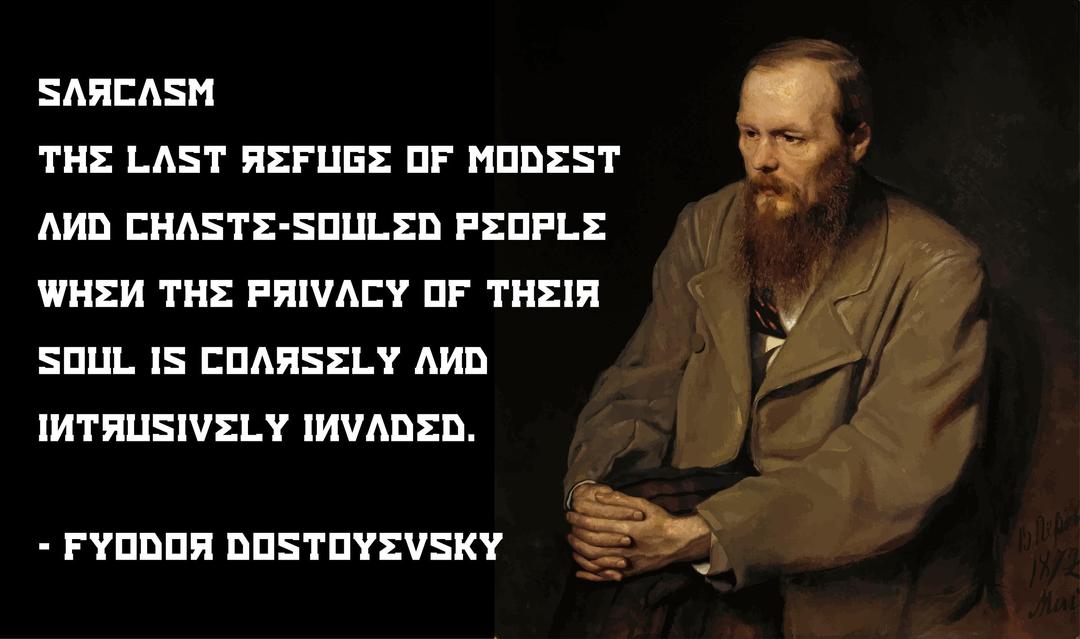 Fyodor Dostoyevsky Quote png transparent