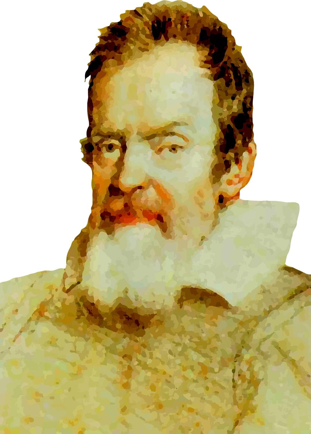 Galileo Galilei png transparent