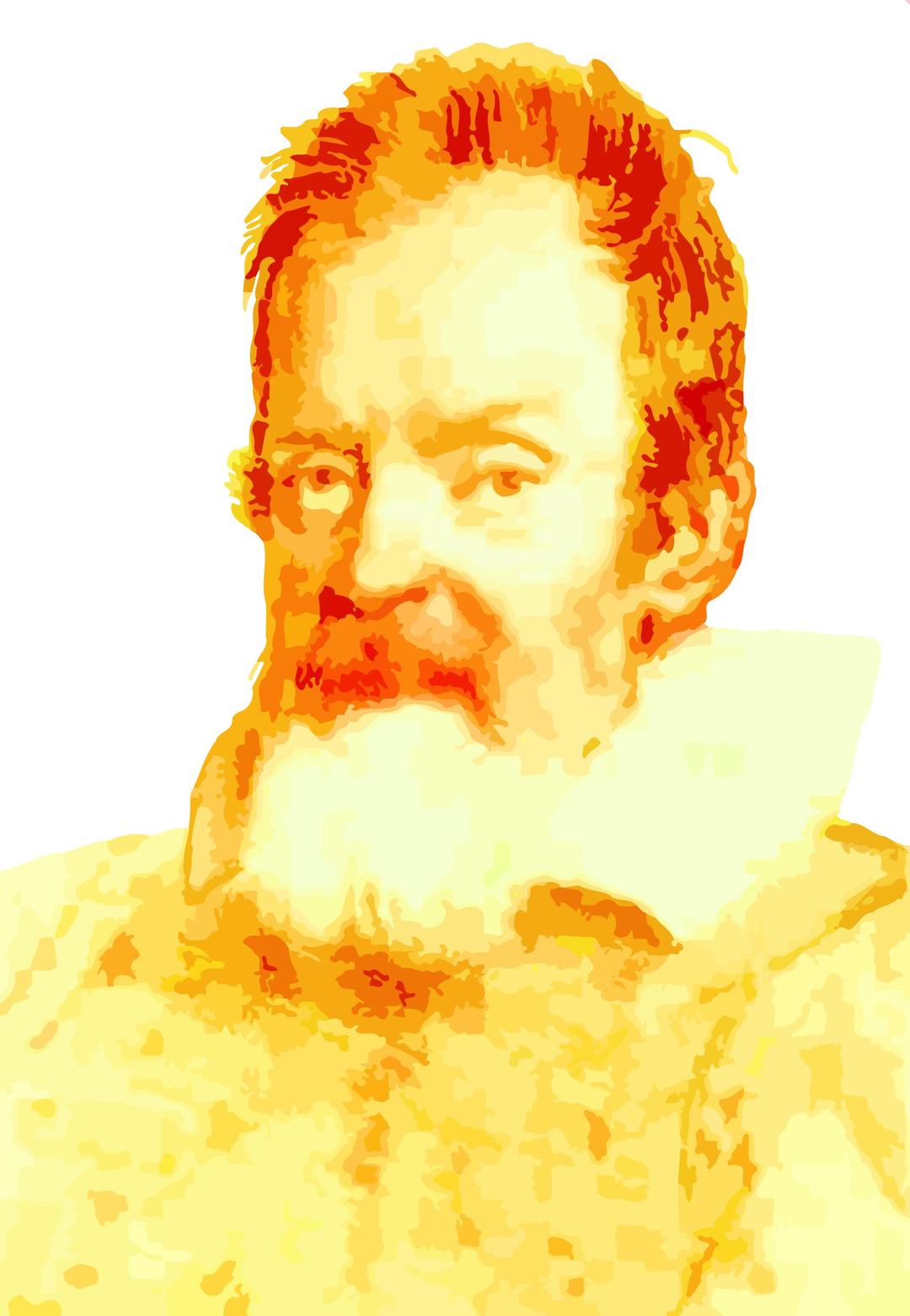 Galileo Galilei (pastel) png transparent
