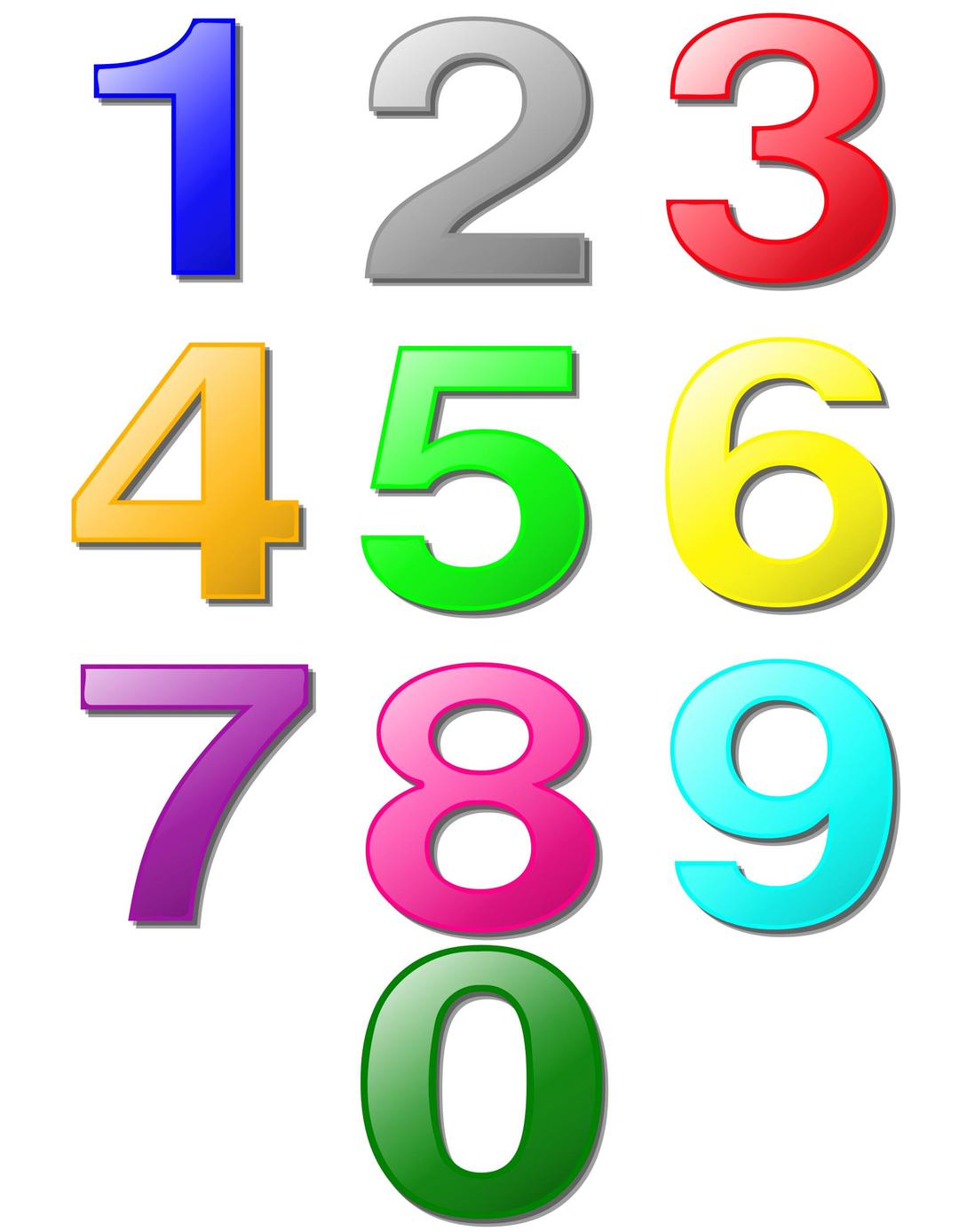 Game marbles - digits png transparent