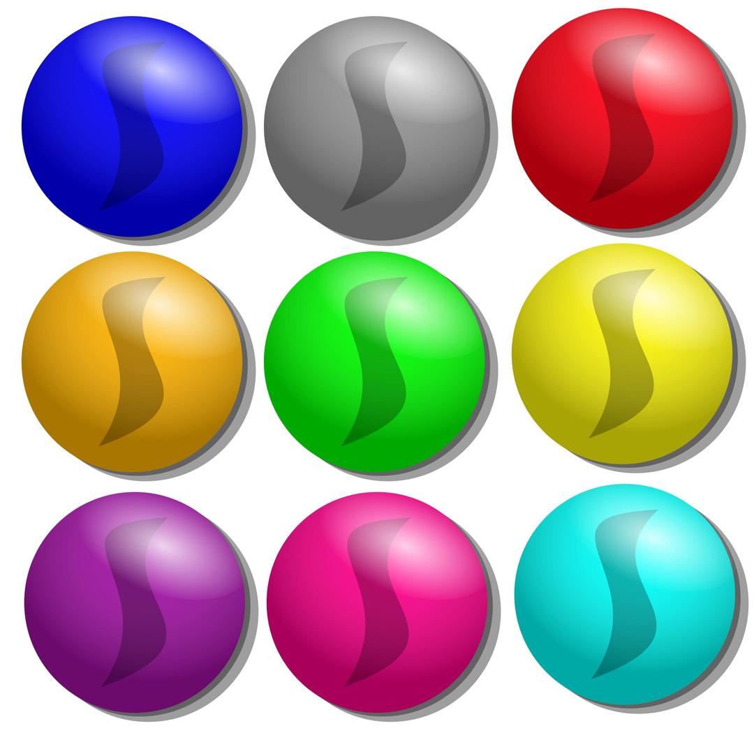 Game marbles - dots png transparent