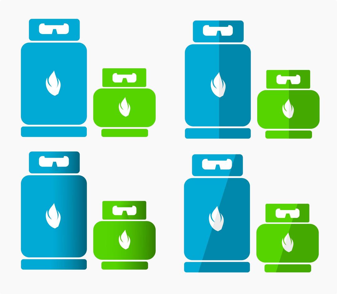 Gas Cylinders png transparent