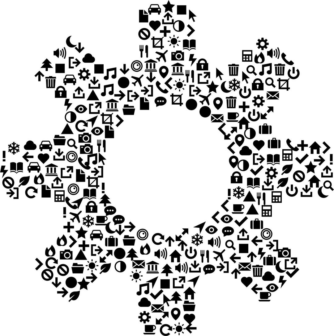 Gear Icons png transparent