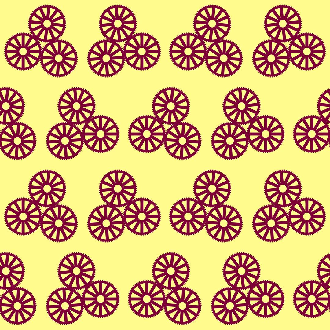Gears pattern 2 png transparent