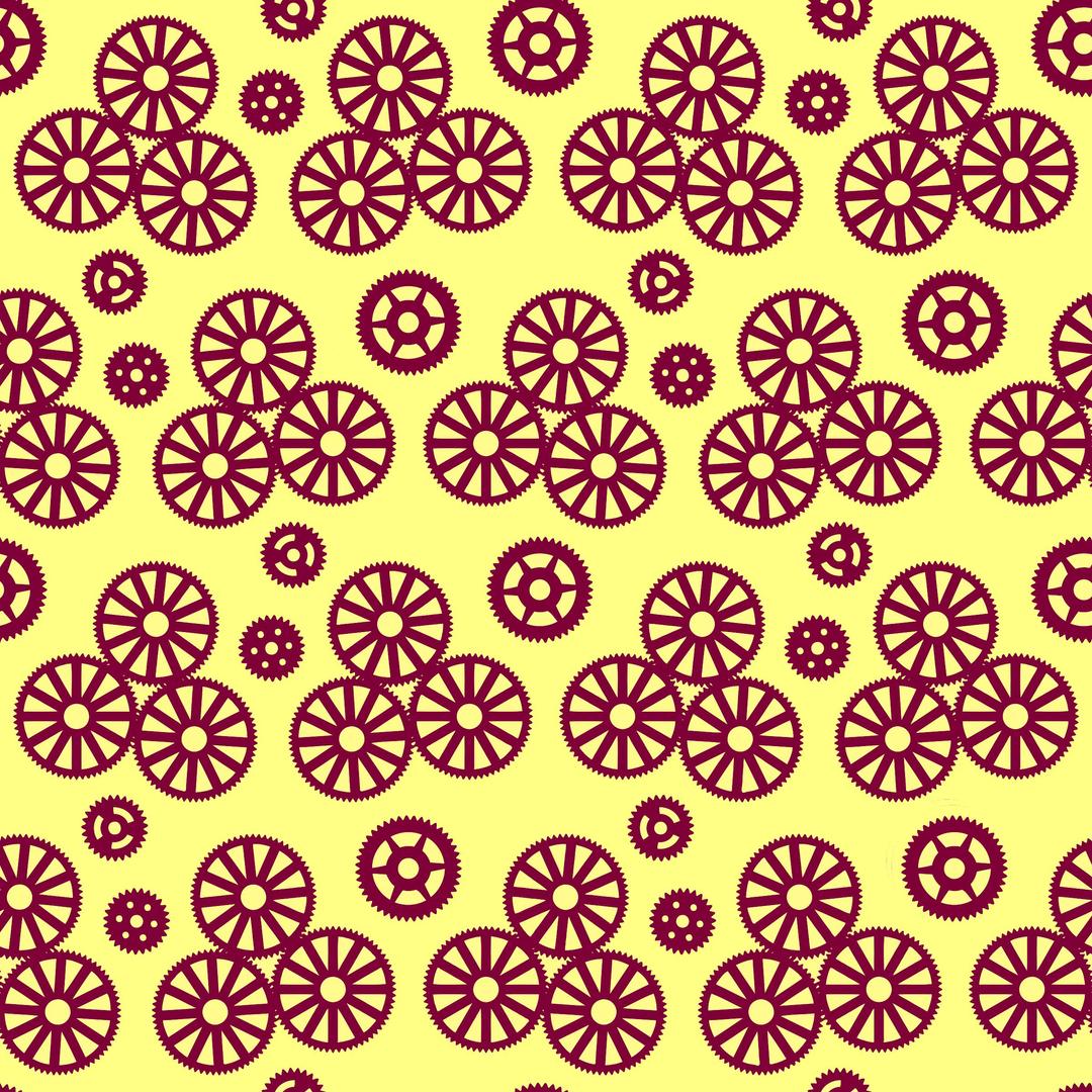 Gears pattern 3 png transparent