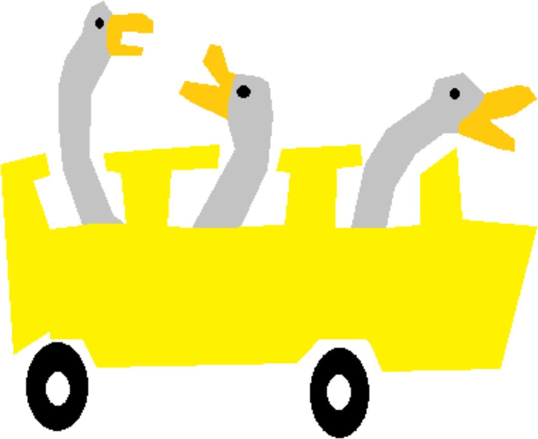 Geese Bus png transparent