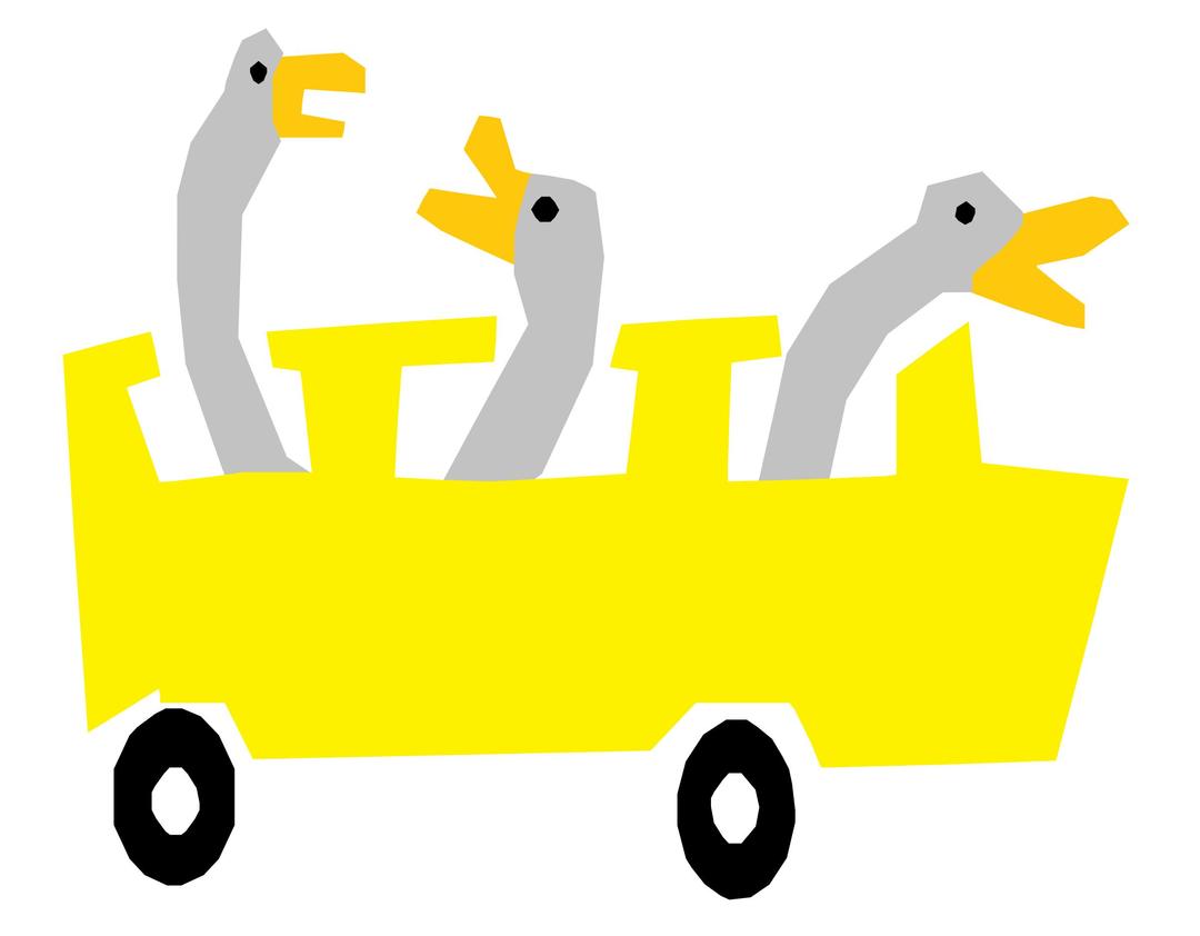 Geese Bus refixed png transparent