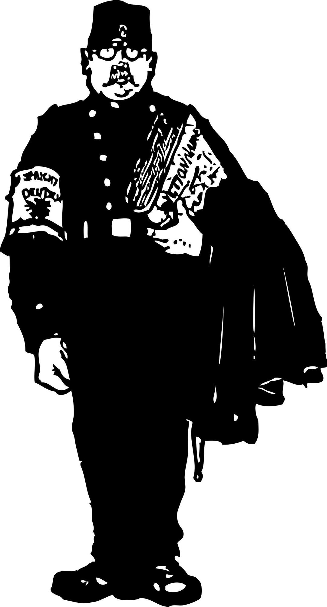 gendarme with a dictionary png transparent