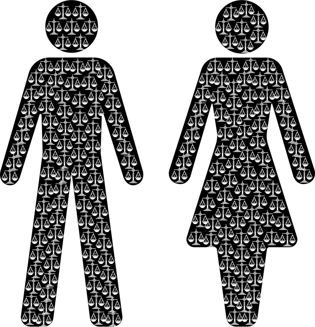 Gender Equality Male And Female Figures 2 png transparent
