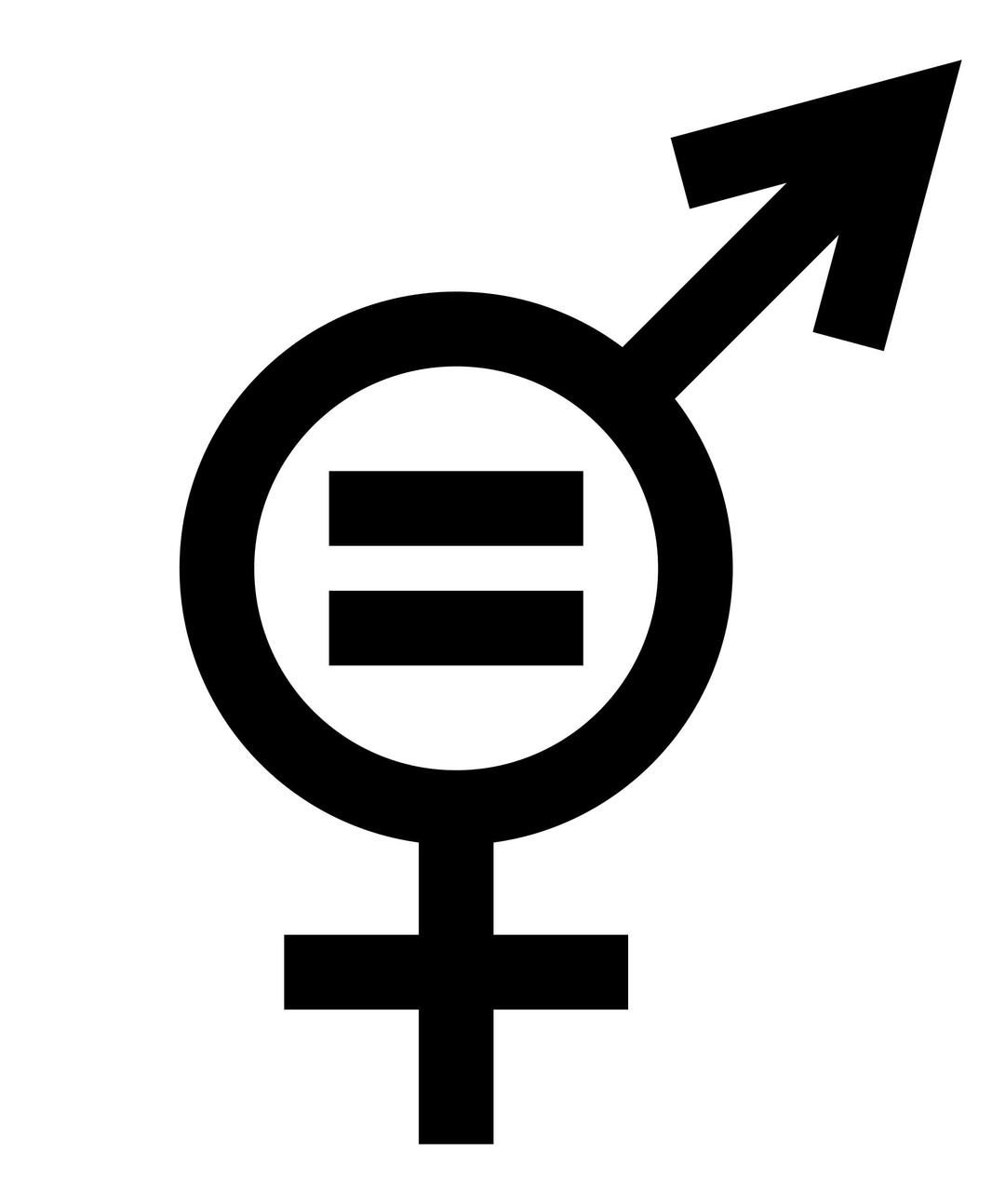 Gender Equality Symbol png transparent
