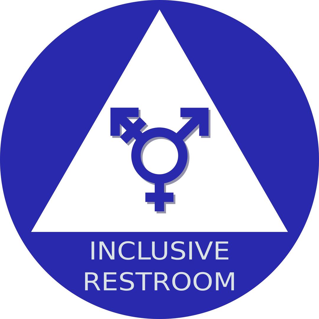 Gender Neutral Restroom Sign png transparent