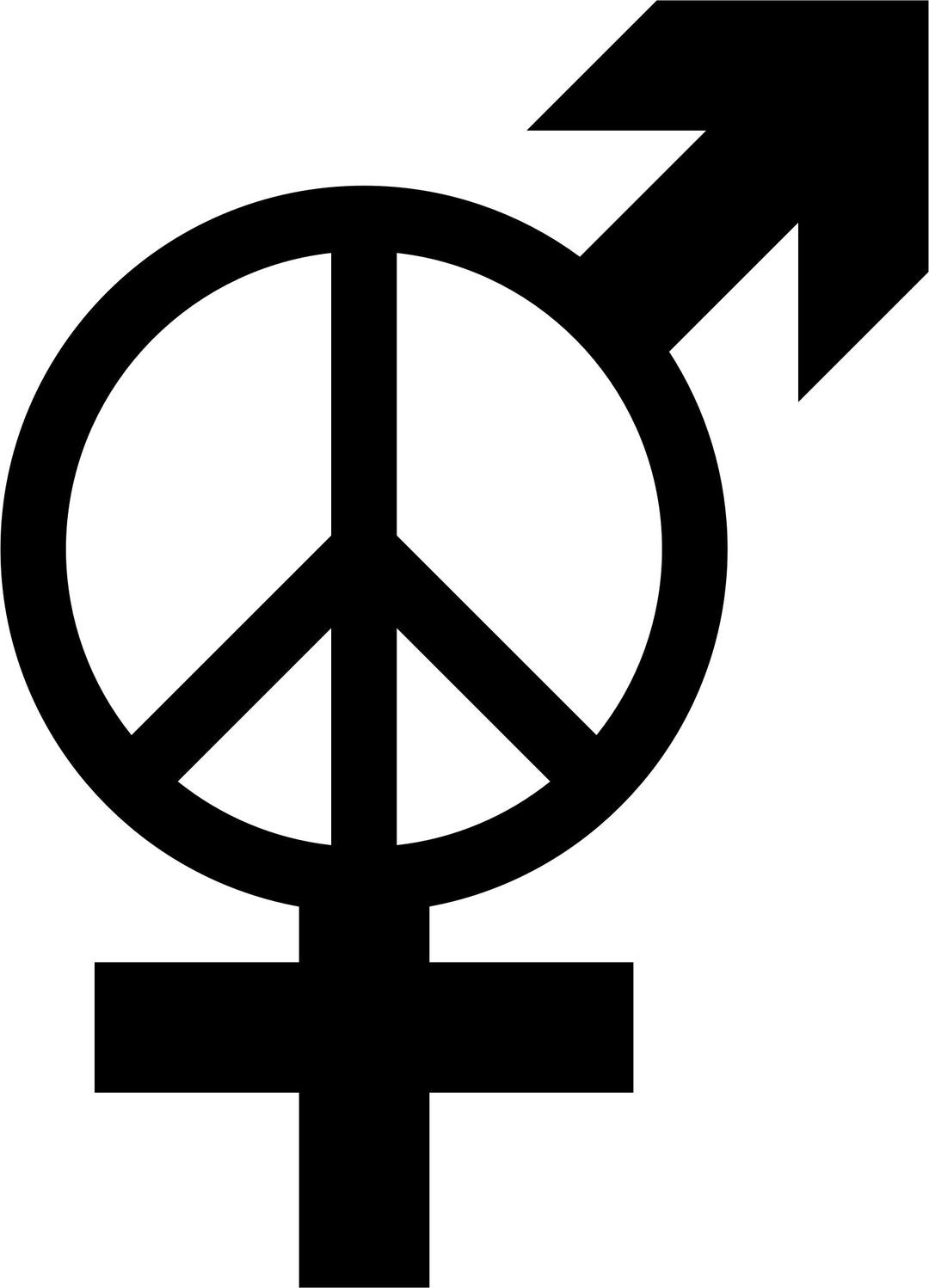 Gender Peace png transparent