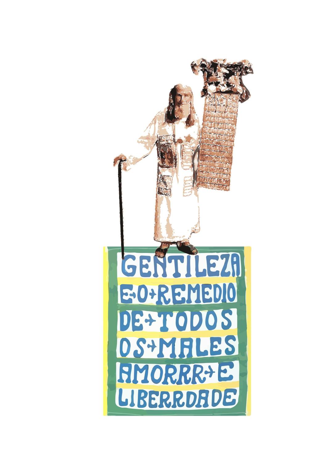 Gentileza-Brazilian Prophet-Tribute 4 png transparent