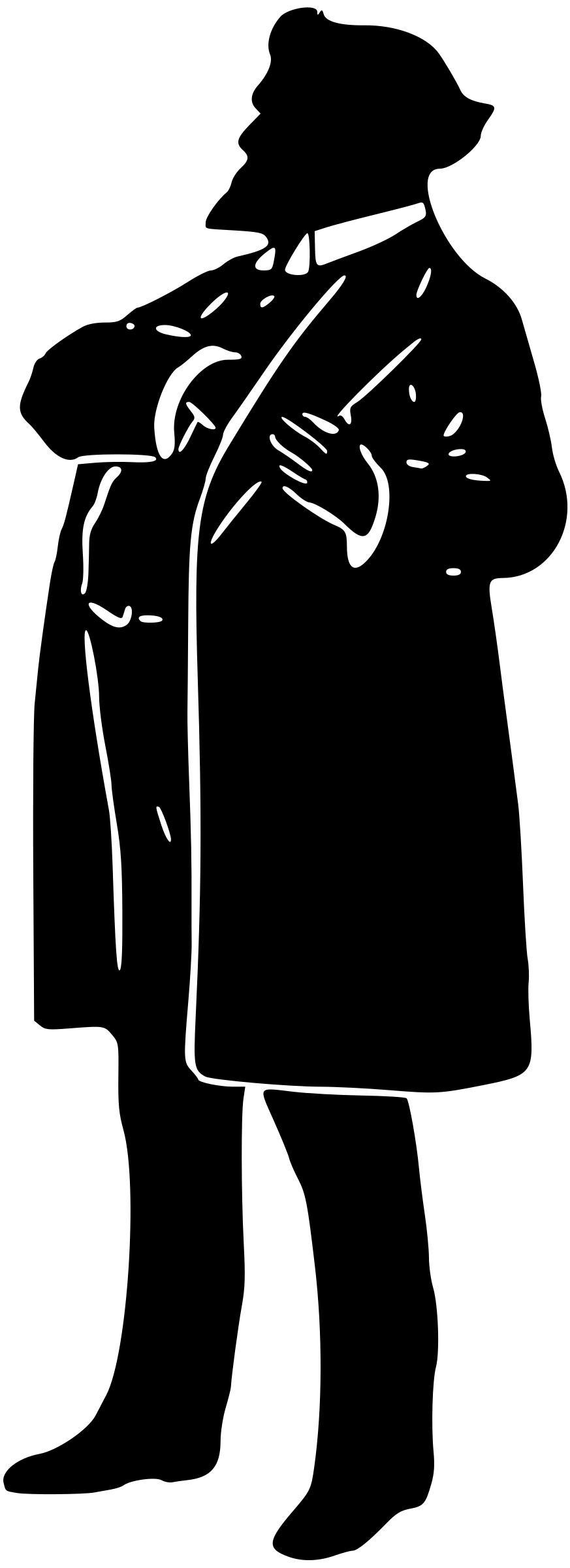 Gentleman silhouette 2 png transparent