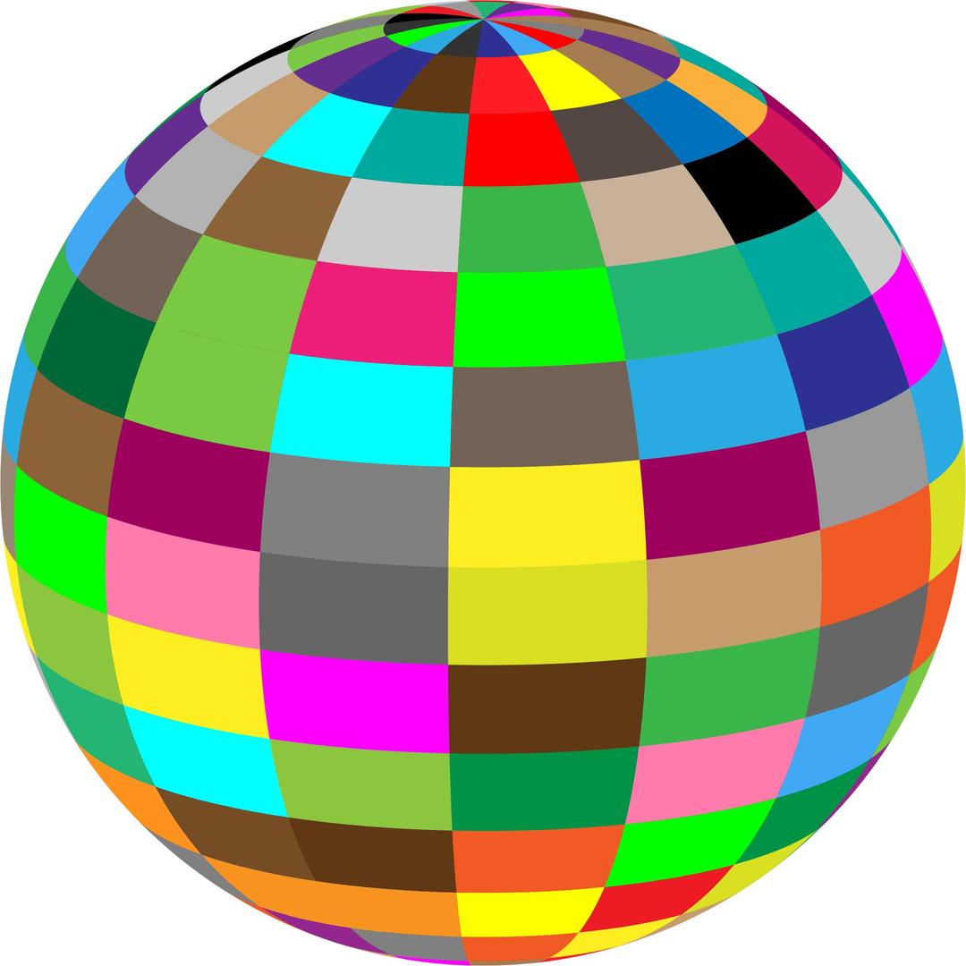 Geometric Beach Ball png transparent