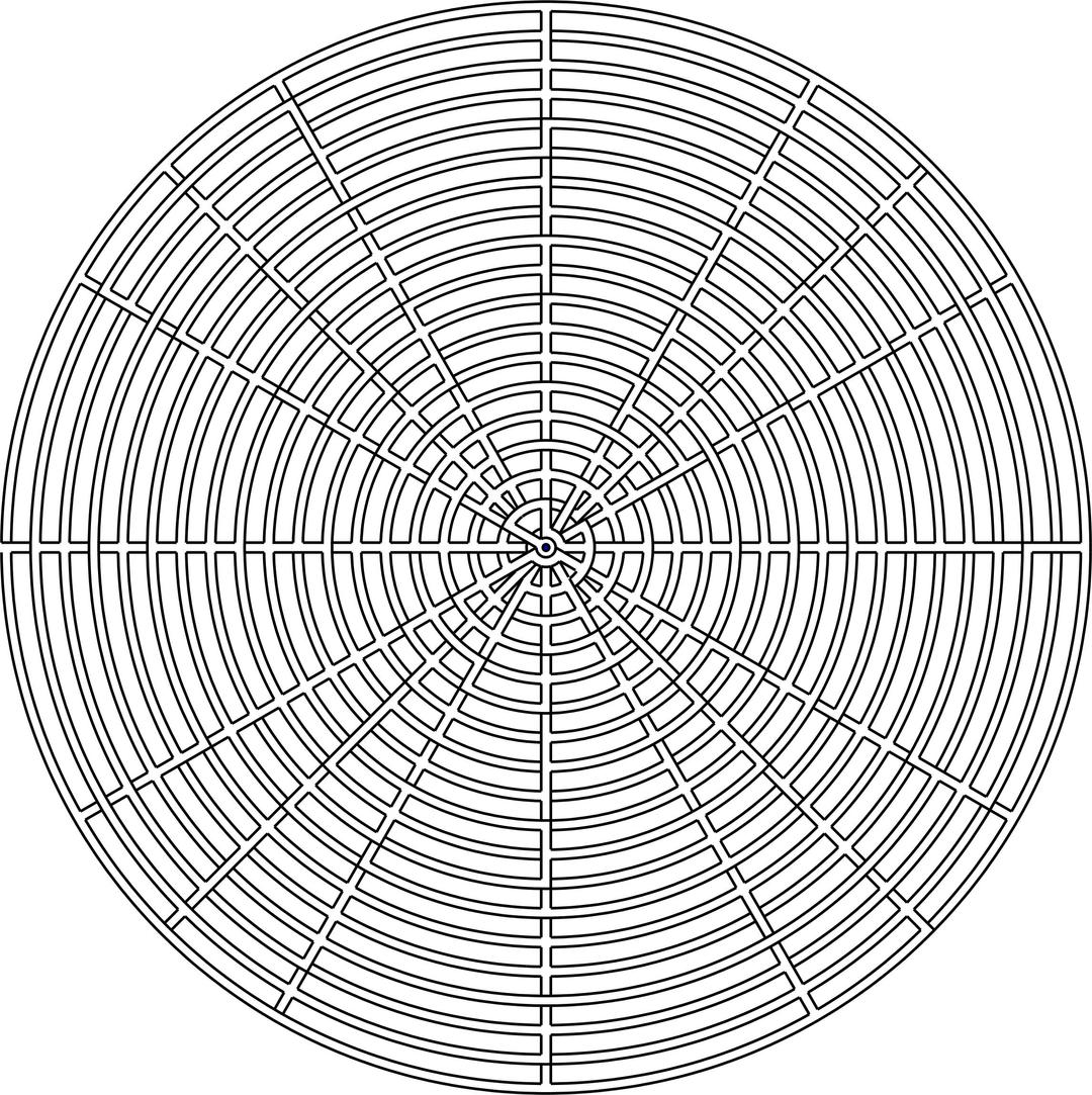 Geometric Circle Pattern png transparent