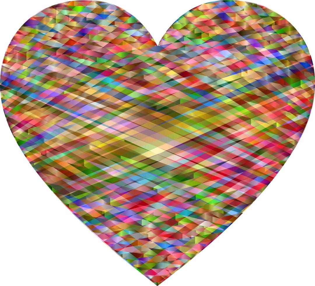 Geometric Heart 2 png transparent