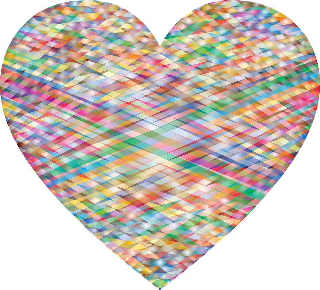 Geometric Heart 4 png transparent