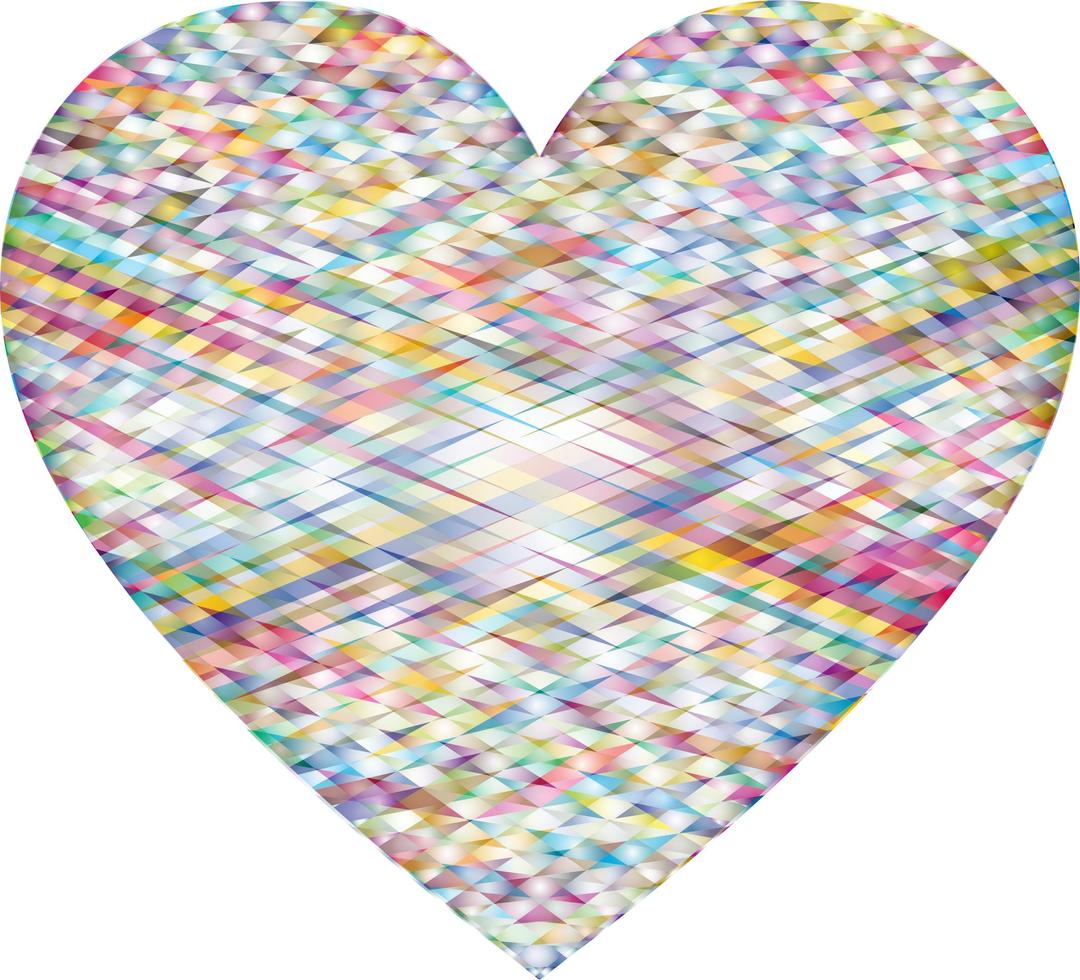 Geometric Heart 5 png transparent